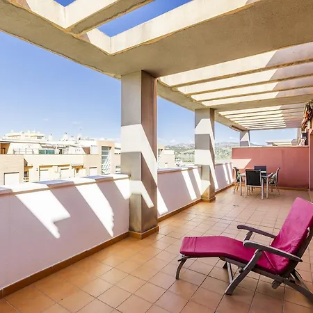 Daire A&n Sea View Penthouse With Large Terrace & Pool Torre Del Mar